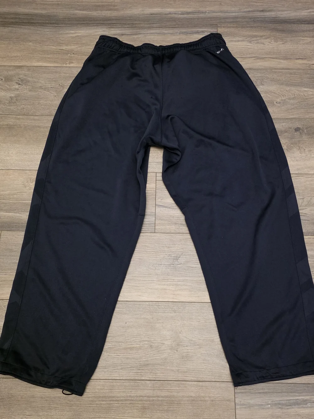 NFL Men’s Black Sweatpants with Orange BEARS Script